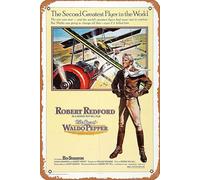 Poster en métal « The Great Waldo Pepper » (1975) - 20,3 x 30,5 cm