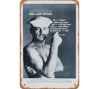 Poster en métal « The Last Detail » (1973) - Décoration murale rétro vintage - 20,3 x 30,5 cm