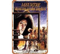 Poster en métal vintage The Draughtsman's Contract 1982 - Plaque murale décorative - 20,3 x 30,5 cm