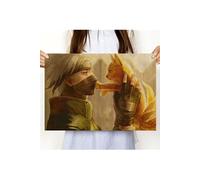 Poster en papier Kraft Vintage Naruto Kakashi 50.5x35 cm