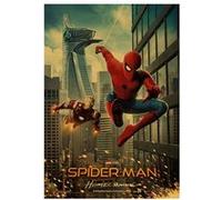Poster en papier Kraft Vintage Spider Man (MK121) 50.5x35 cm G