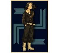 Poster en papier Kraft Vintage Tokyo Revengers Baji Keisuke 42x30 cm