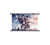 Poster en toile étanche Anime Attack on Titan #1 60x45 cm