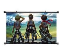 Poster en toile étanche Anime Attack on Titan 60x45 cm G