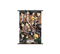 Poster en toile étanche Anime Attack on Titan 60x90 cm