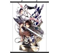 Poster en toile étanche Anime Attack on Titan Levi 60x90 cm