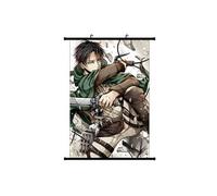 Poster en toile étanche Anime Attack on Titan Levi Ackerman 60x90 cm