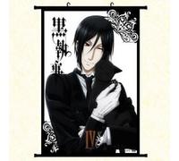 Poster en toile étanche avec cadre en PVC - Black Butler (#1323),40x60 CM