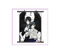 Poster en toile étanche avec cadre en PVC - Black Butler (#1326),40X60 CM