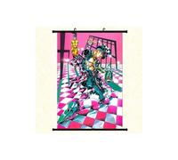 Poster en toile étanche avec cadre en PVC - Jojo's Bizarre Adventure (#1387),30X45 CM