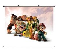 Poster en toile étanche Pikachu Mario Zelda 60x45 cm G