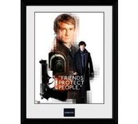 Poster Encadré Sherlock Friends Protect 40 x 30 cm G