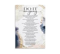 poster Encouraging Christian Wall Art: Do It Anyway Poem - Motivational Scripture Print, Modern Home Decor for Bedroom, Study, Prayer Room(Unframed,12x18inch(30x45cm))