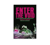 Poster « Enter The Void » - Impression sur toile vintage pour salon, chambre à coucher - 60 x 90 cm - Style rétro - Sans cadre