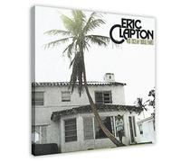 Poster Eric Clapton 461 Ocean Boulevard Album Photo sur Toile Poster Décoration Murale pour Salon Chambre Décoration Style Cadre 30 x 30 cm