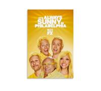 Poster esthétique sur toile « It's Always Sunny in Philadelphia » - Décoration murale pour chambre à coucher - Style sans cadre - 20 x 30 cm