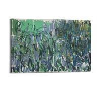 Poster esthétique sur toile No Rain par Joan Mitchell - Décoration murale d'intérieur : salon - 30 x 45 cm