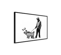 Image encadrée Artgeist Poster et affiche - Banksy: Choose Your Weapon - 45x30 (13332)