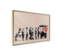 Image encadrée Artgeist Poster et affiche - Banksy: Festival - 90x60 (13430)