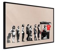 Image encadrée Artgeist Poster et affiche - Banksy: Festival - 90x60 (13428)