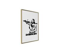 Poster et affiche - Banksy: Mona Lisa with Bazooka I - 40x60 Artgeist (13778)
