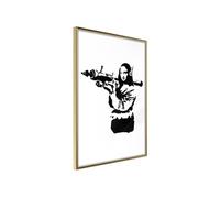 Poster et affiche - Banksy: Mona Lisa with Bazooka II - 40x60 (13796)