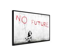Poster et affiche - Banksy: No Future - 30x20 Artgeist (13818) NOIR