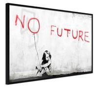 Poster et affiche - Banksy: No Future - 60x40 Artgeist (13830) NOIR