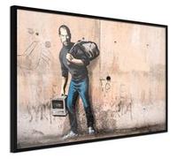 Poster et affiche - Banksy: The Son of a Migrant from Syria - 90x60 Artgeist (14118) NOIR G