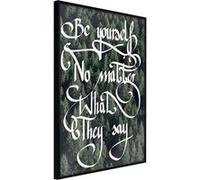Poster et affiche - Be Yourself - 40x60 Artgeist (14316) NOIR