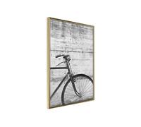 Poster et affiche - Bicycle Leaning Against the Wall - 40x60 Artgeist (14678)