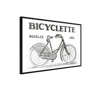 Poster et affiche - Bicyclette - 90x60 Artgeist (14754) NOIR