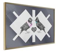 Poster et affiche - Bird Love - 90x60 Artgeist (14870)