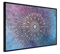 Poster et affiche - Blue and Pink Mandala - 60x40 (15312)