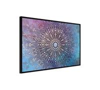 Poster et affiche - Blue and Pink Mandala - 90x60 Artgeist (15318) NOIR G