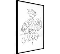 Poster et affiche - Bouquet of Leaves - 40x60 Artgeist (15480) NOIR