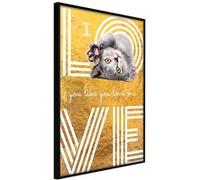 Poster et affiche - Cat Love - 40x60 Artgeist (16314) NOIR
