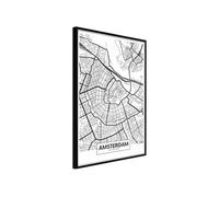 Poster et affiche - City map: Amsterdam - 40x60 (16722)