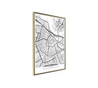 Poster et affiche - City map: Amsterdam - 40x60 (16724)