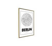 Poster et affiche - City Map: Berlin (Round) - 40x60 (16778)