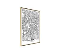 Poster et affiche - City Map: London - 40x60 Artgeist (16946)