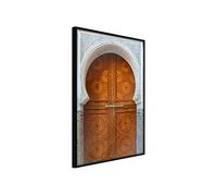 Poster et affiche - Closed Passage (Brown) - 40x60 Artgeist (17187) NOIR