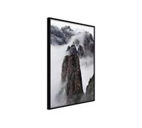 Poster et affiche - Clouds Pierced by Mountain Peaks - 40x60 Artgeist (17268) NOIR G