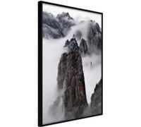 Poster et affiche - Clouds Pierced by Mountain Peaks - 40x60 Artgeist (17268) NOIR G