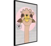 Poster et affiche - Cute Llama - 40x60 Artgeist (18408) NOIR
