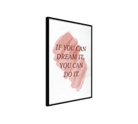 Poster et affiche - Dreams Lead to Success - 40x60 Artgeist (19404) NOIR