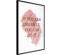 Poster et affiche - Dreams Lead to Success - 40x60 Artgeist (19404) NOIR G