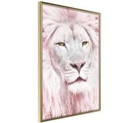 Image encadrée Artgeist Poster et affiche - Dreamy Lion - 40x60 (19424)