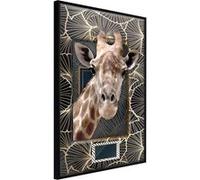 Poster et affiche - Giraffe in the Frame - 40x60 Artgeist (22506) NOIR