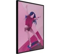 Poster et affiche - Girl on a Skateboard - 40x60 (22524)
